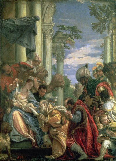 賢者の礼拝、1570年代 作： Paolo Veronese